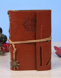 A6 Vintage Leather Pirate Notebook