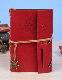A6 Vintage Leather Pirate Notebook