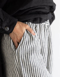 Comfortable Loose Vertical Stripes Wide-leg Pants