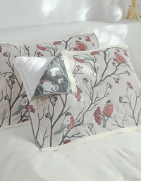Cotton Hawthorn Bird Pillow Cover ( 2 PCS)