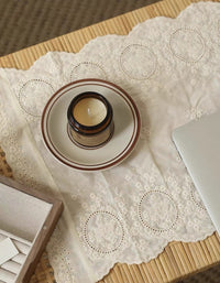 Countryside Hollow Lace Embroidered Placemat