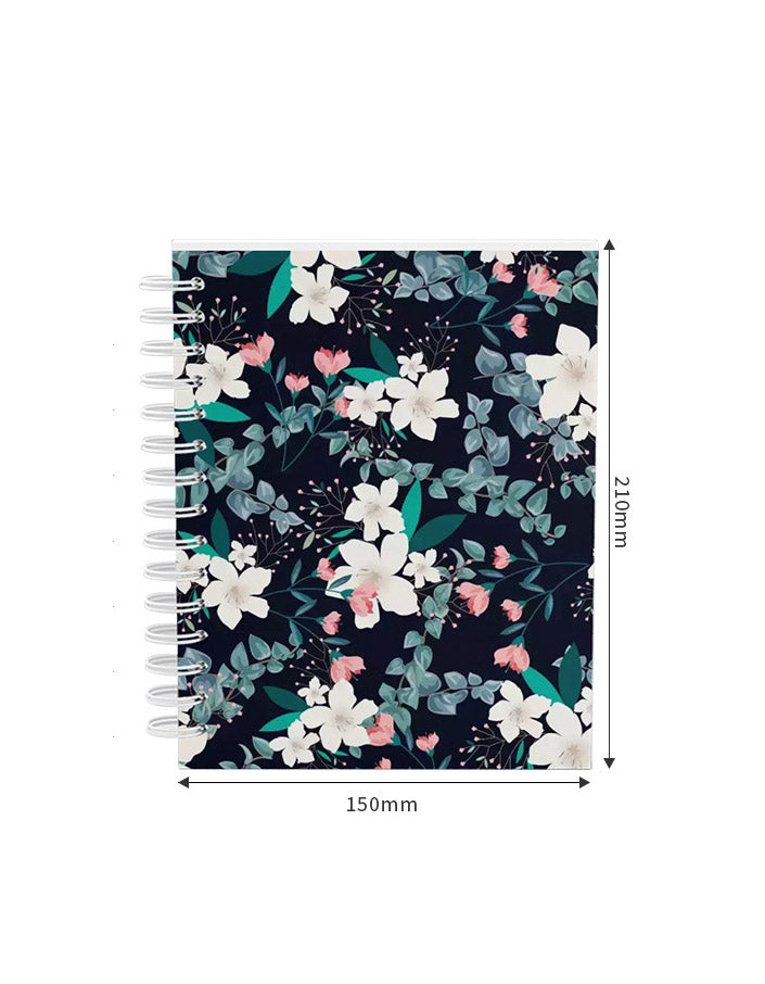 A5 Customized Personal Notebook Floral Cover