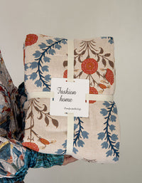 Double Sides Vintage Floral Soft Blanket