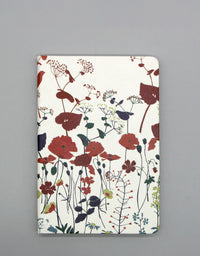 A5 Floral Leather Notebook