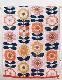 Flower Pattern Pure Cotton Bath Towel