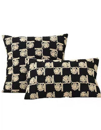 French Medieval Style Embroidered Sofa Cushion Cover