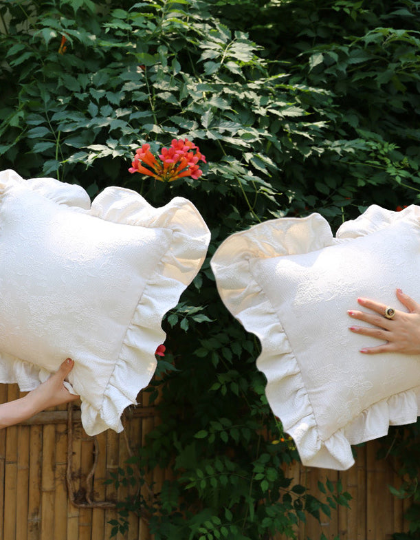 French Style Vintage Ruffles Cushion Covers