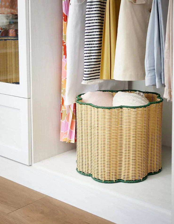 Handmade Woven Rattan Multifunctional Storage Basket