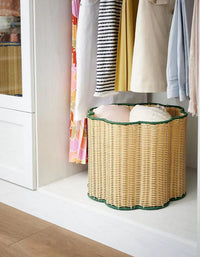 Handmade Woven Rattan Multifunctional Storage Basket