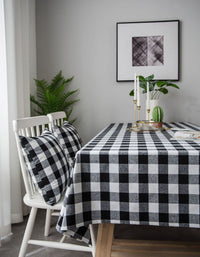Large Gingham Tablecloth