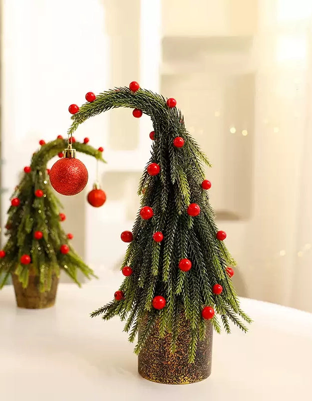 Mini árbol de Navidad para decorar el hogar