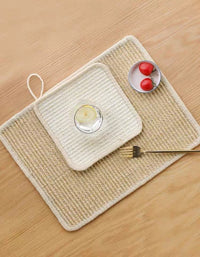 Natural Sisal Thickened High Temperature Resistant Insulated Placemat