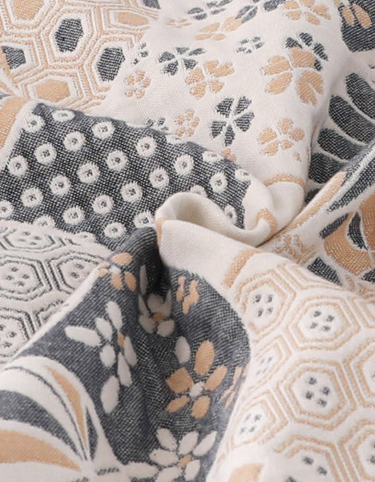Non-Slip Cotton Mixed Pattern Cushion Cover ( 2 PCS)