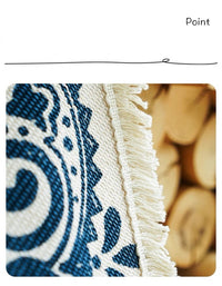 Nordic Cotton & Linen Retro Round Multi-purpose Mats