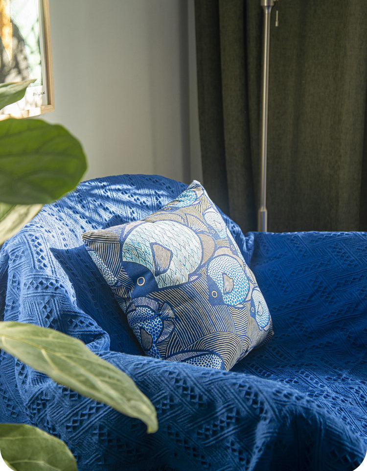 Original Batik Style Double-sided Pillow Cushion