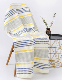 Pure Cotton Soft Striped Pattern Bath Towel