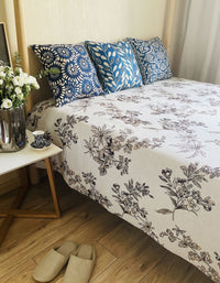 Pure Cotton Vintage Floral Blanket Bedcover