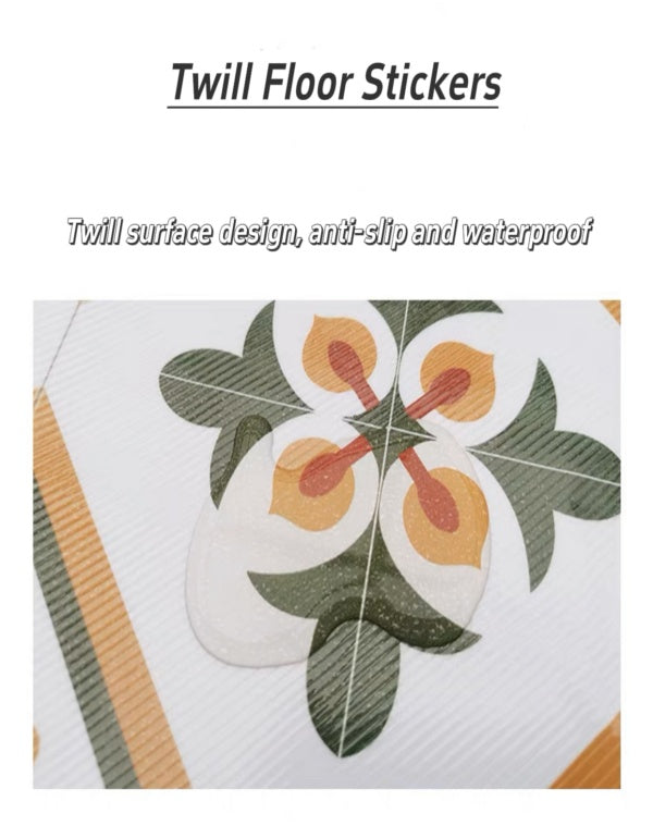 Retro Flower Pattern Peel & Stick DIY Wallpaper