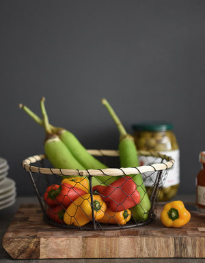 Vegetable Fruit Bread Storage Basket for Kitchen