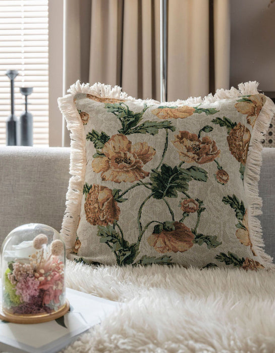 Vintage Countryside Style Jacquard Cushion Covers
