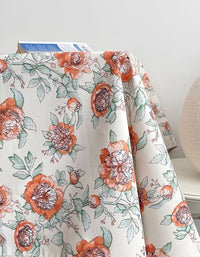 Vintage Floral Peony Waterproof Table Cloth