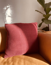 Vintage Red Soft Cushion Cover