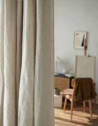 French Style Home Linen Curtains