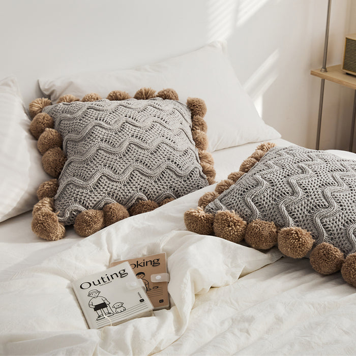 Decorative Knitted Simple Cushion Cover