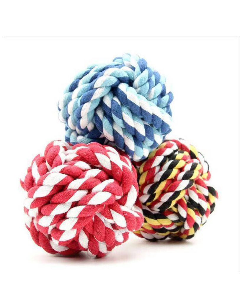 Dog Tooth Grinding and Bite Resistant Cotton Rope Toys