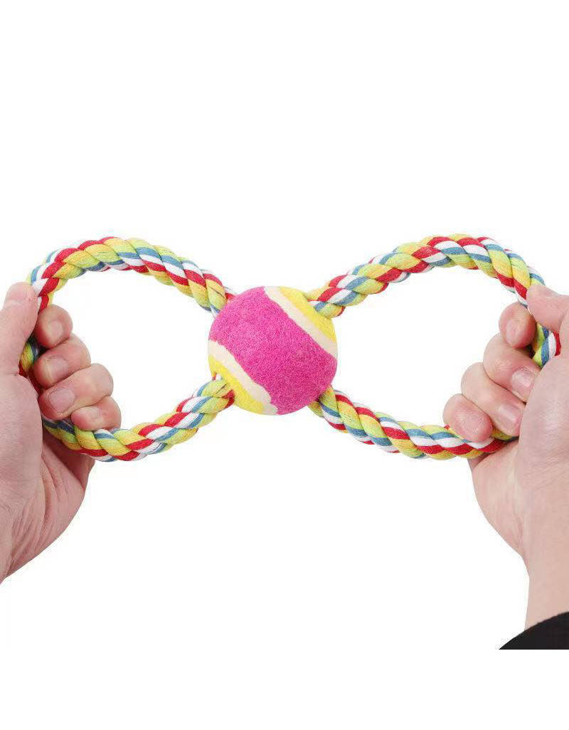 Dog Tooth Grinding and Bite Resistant Cotton Rope Toys