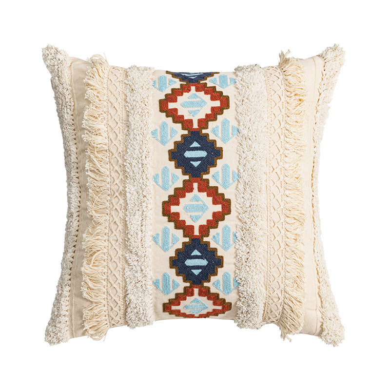 Ethnic Style Embroidered Cushion Cover