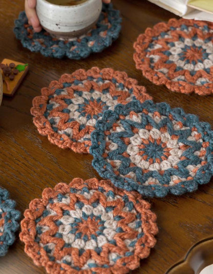 6PCS Handmade DIY Potholders (DIY Materials Included)