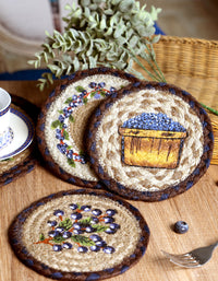 Handmade Jute Woven Vintage Tablemat Potholders