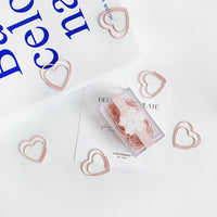30 PCS Heart-Shaped Paper Clip