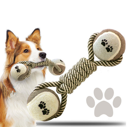 Knotted Rope Dental Chews Dog Toy