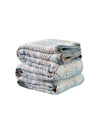 Line Element Double-side Cotton Sofa Blanket