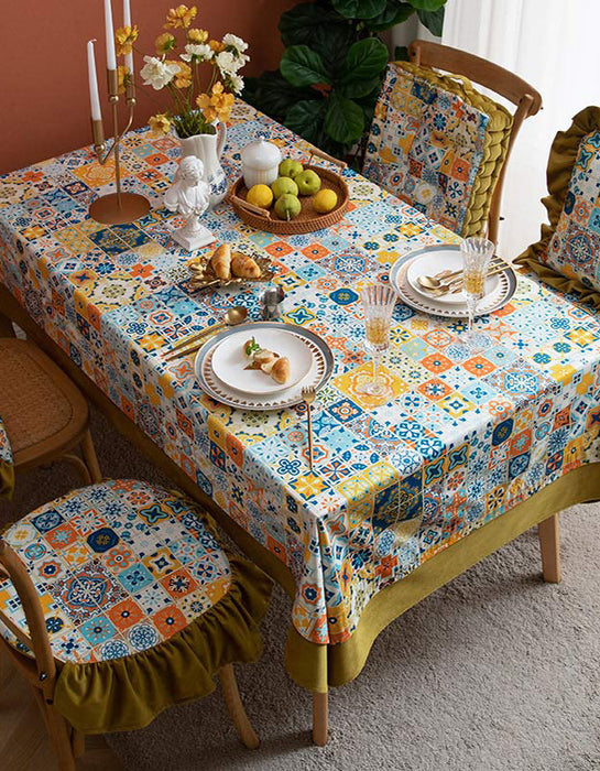 Morocco Style Colorful Tablecloth