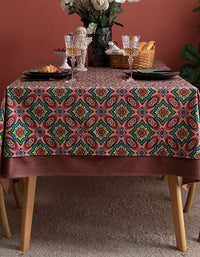 Morocco Style Solid Color Tablecloth