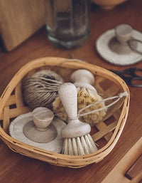 Natural Sisal Silk Dishwashing Brush Kitchen