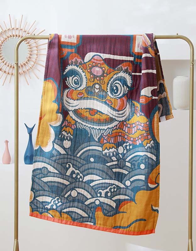 Vintage Soft Cotton Absorbent Bath Towel