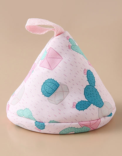 Cotton Linen Cute Anti-scalding Triangle Pot Handle Cap (1 PAIR)