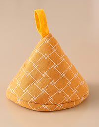 Cotton Linen Cute Anti-scalding Triangle Pot Handle Cap (1 PAIR)