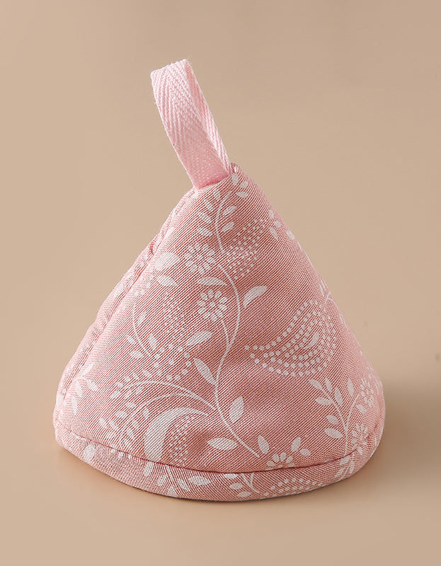 Cotton Linen Cute Anti-scalding Triangle Pot Handle Cap (1 PAIR)