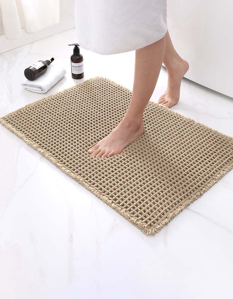 Solid Color Non-Slip Bath Mat