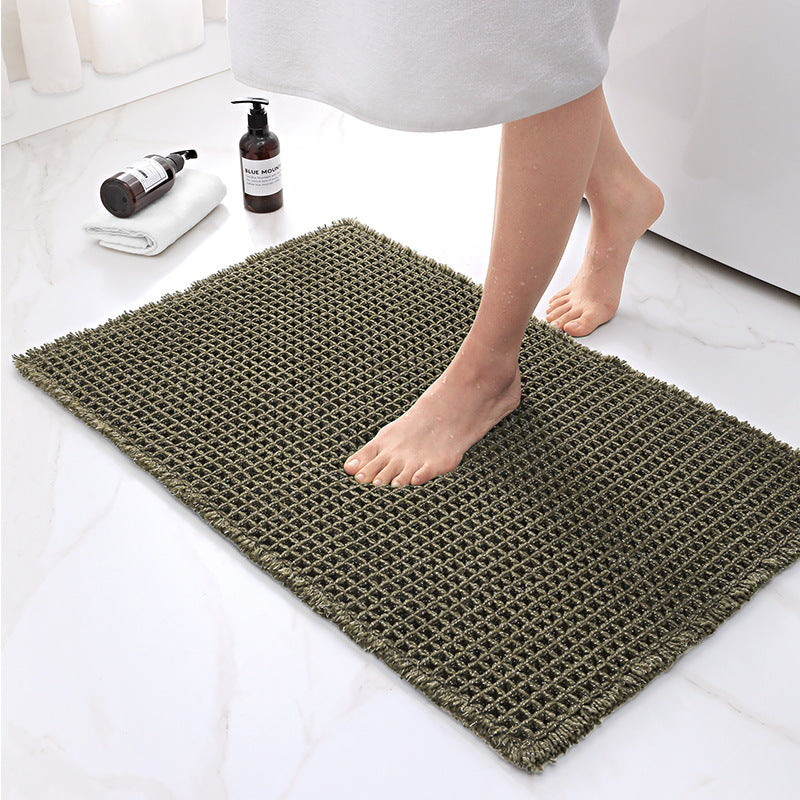 Solid Color Non-Slip Bath Mat