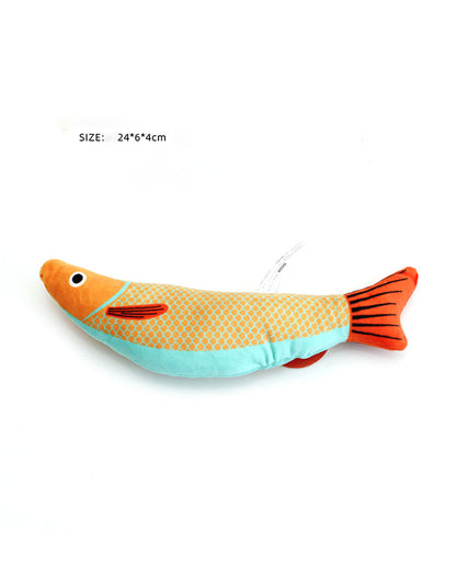 Tooth Grinding Seafood Fish Cat Toy