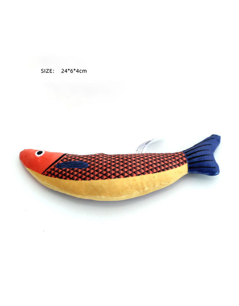 Tooth Grinding Seafood Fish Cat Toy