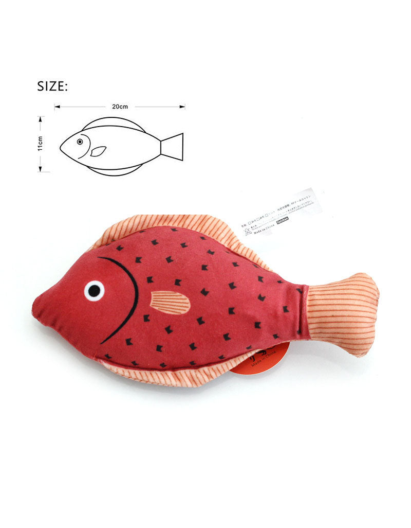 Tooth Grinding Seafood Fish Cat Toy