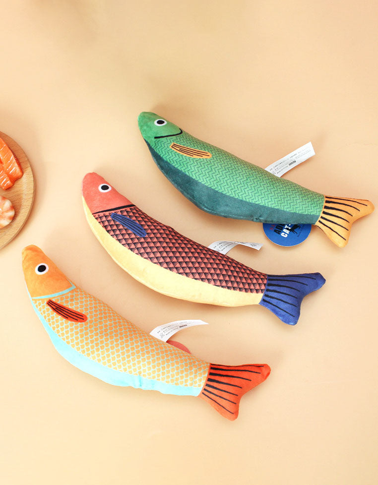 Tooth Grinding Seafood Fish Cat Toy