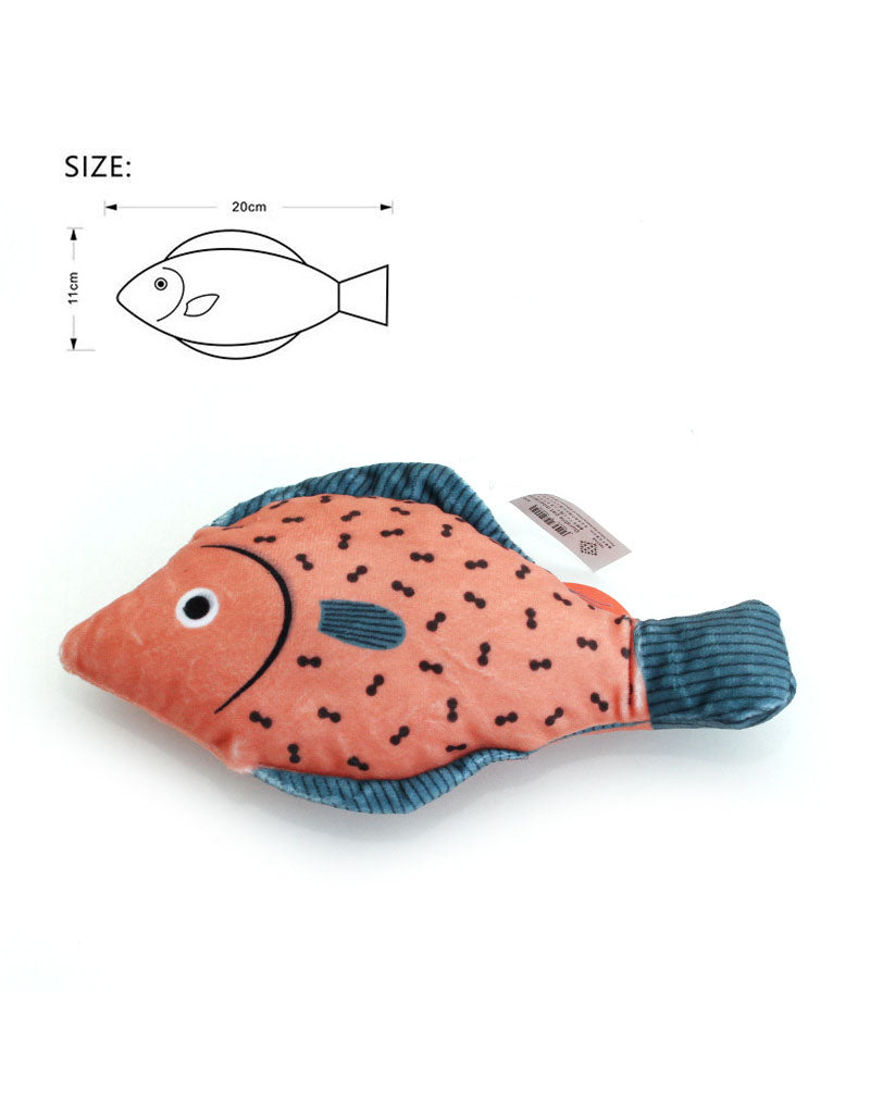 Tooth Grinding Seafood Fish Cat Toy